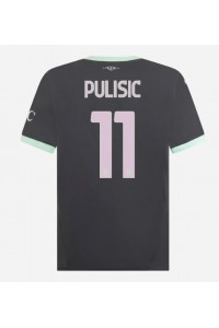 AC Milan Christian Pulisic #11 Jalkapallovaatteet Kolmaspaita 2024-25 Lyhythihainen